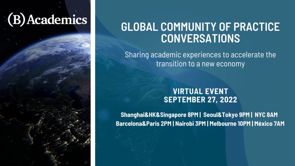 B Academics Global Engagement Event 2022