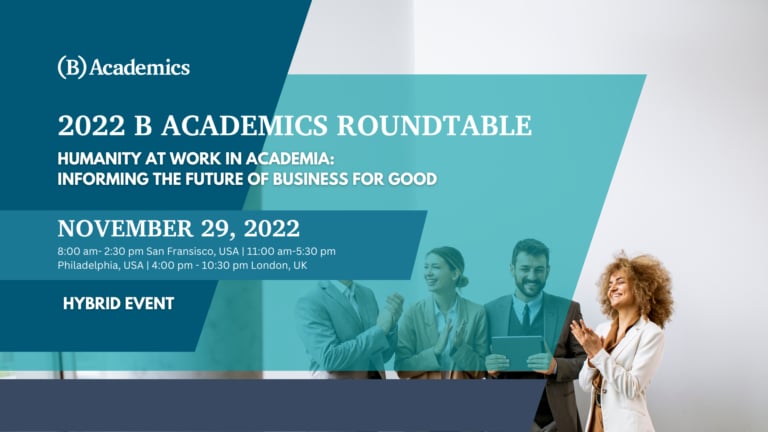 B Academics Roundtable 2022