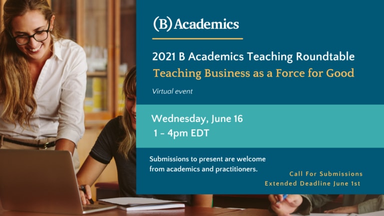 B Academics Teaching Roundtable 2021