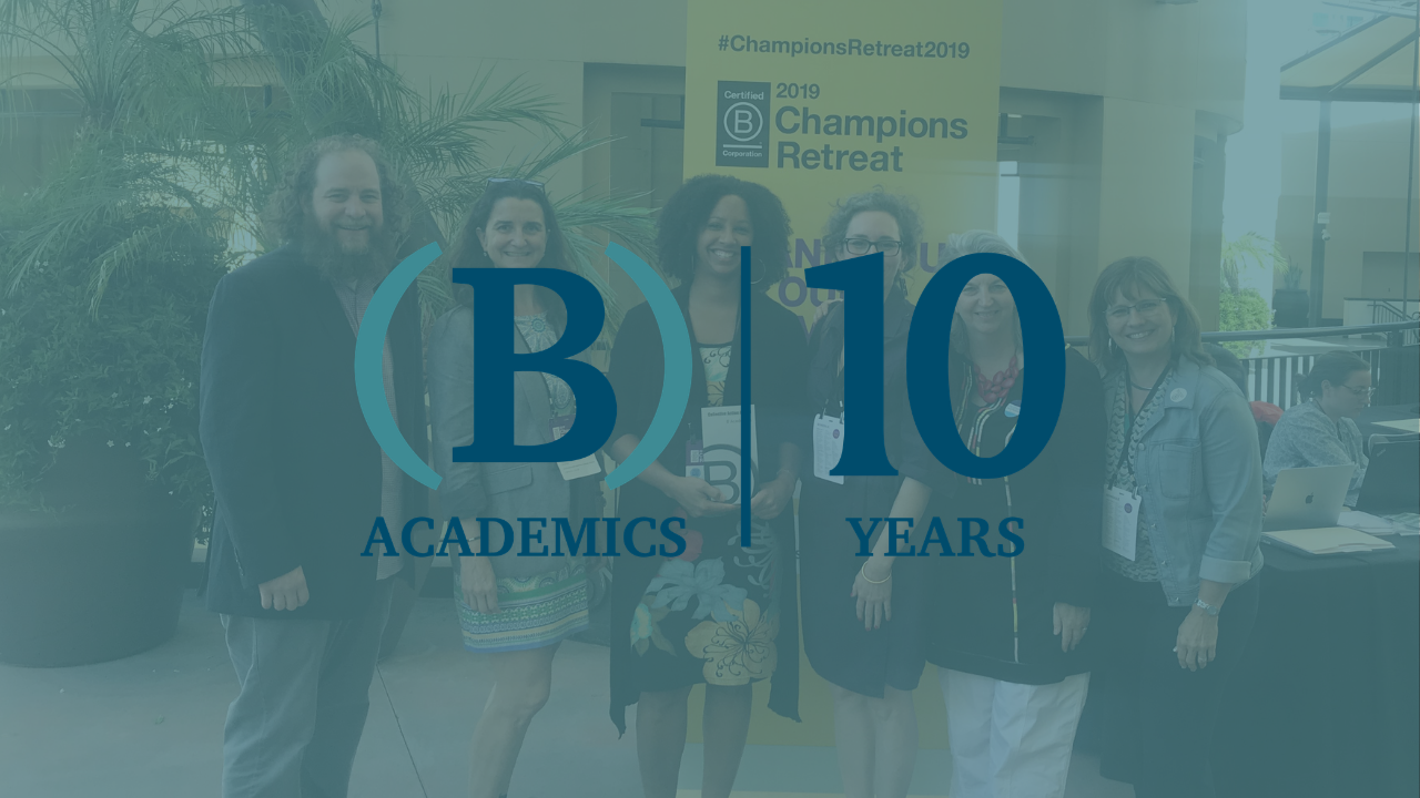 10 Year Anniversary: The Early Days of B Academics
